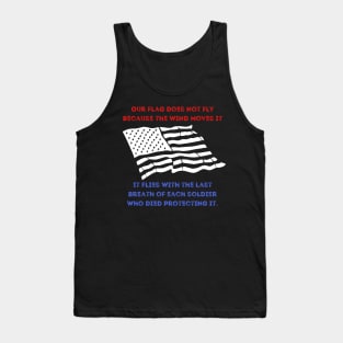 The Last Breath Memorial Day Fallen Heroes Flag Tank Top